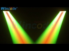 Διπλό πλευρικό LED Beam Zoom Wash Strobe Υβριδικό κινούμενο κεφαλικό φως για μουσικό φεστιβάλ