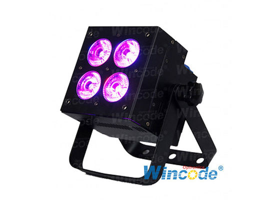 Καλή τιμή. 4×18W RGBLWA+UV 7 σε 1 LED Par Light, LED Flat Par Light, LED Uplight για εκδηλώσεις DJ γάμου σε απευθείας σύνδεση