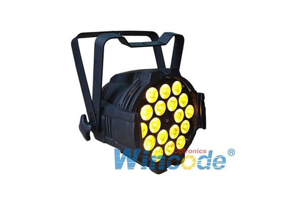 Καλή τιμή. 18×15W RGBWA 5 σε 1 LED Par Light 16 Bit PWM Αποκάλυψη 25° 45° 60° Προαιρετικός φακός σε απευθείας σύνδεση