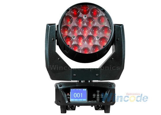 Mac Aura LED Ζουμ Κινούμενο κεφαλικό φως φωτός με CTO φως πίσω ρυθμιζόμενο φερμουάρ