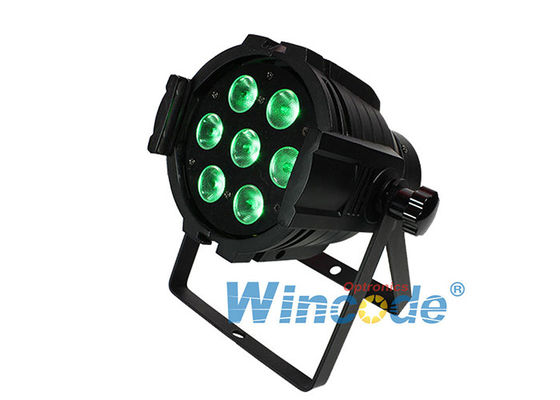 Καλή τιμή. DMX DJ DiscoLED Φως σκηνής 7 × 10W RGBWA 5 σε 1 LED Par Light σε απευθείας σύνδεση