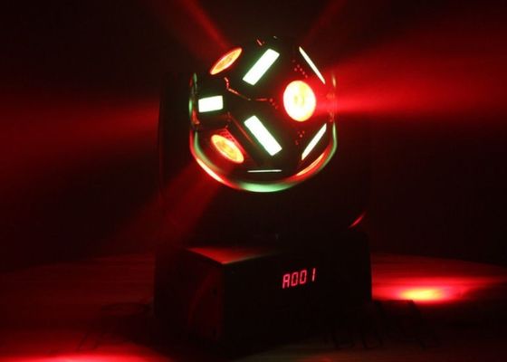 Καλή τιμή. 6 x 12 Watt LED RGBW Snake Eyes Μίνι Πολλαπλές ακτίνες LED Μετακινούμενο κεφάλι Ντίσκο φως για πάρτι σε απευθείας σύνδεση