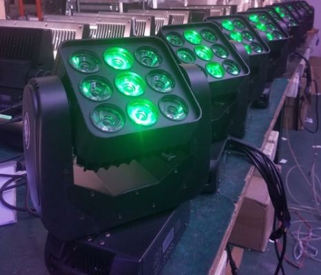 Καλή τιμή. 9*12W LED Μίνι χρωματικό πλύσιμο Κινή κεφαλή Pixel Mapping Control Stage Lighting σε απευθείας σύνδεση