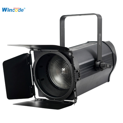 Καλή τιμή. 200W COB LED Fresnel Spotlight RGBALC Auto Zoom για επαγγελματικό τηλεοπτικό σταθμό στούντιο θέατρο σε απευθείας σύνδεση