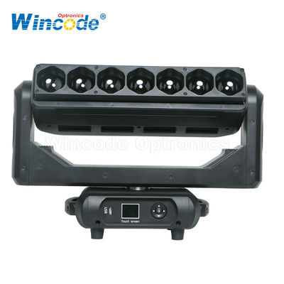 Καλή τιμή. Master Slave Control LED Moving Pixel Bar Light 7 * 40 W με ζουμ στο μηχανικό πλαστικό σώμα σε απευθείας σύνδεση